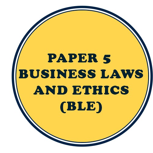 Paper 5 Business Laws And Ethics Ble